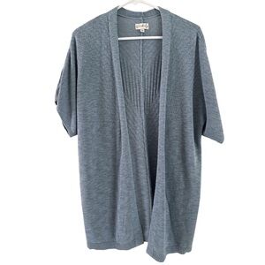 Wonderly Open Front Cardigan Sweater  Pastel Blue Women’s Size Small Cotton NWOT